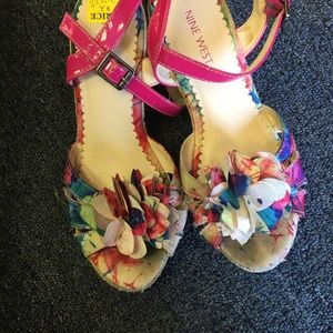 Nine West Wedged Sandals